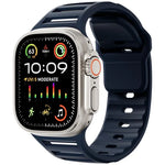 สายรัดนาฬิกาซิลิโคนรูหลายสีสองสีหมุดเดี่ยว สำหรับ Apple Watch 46 มม. / 49 มม. / 45 มม. / 44 มม.