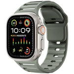สายรัดนาฬิกาซิลิโคนรูหลายสีสองสีหมุดเดี่ยว สำหรับ Apple Watch 46 มม. / 49 มม. / 45 มม. / 44 มม.