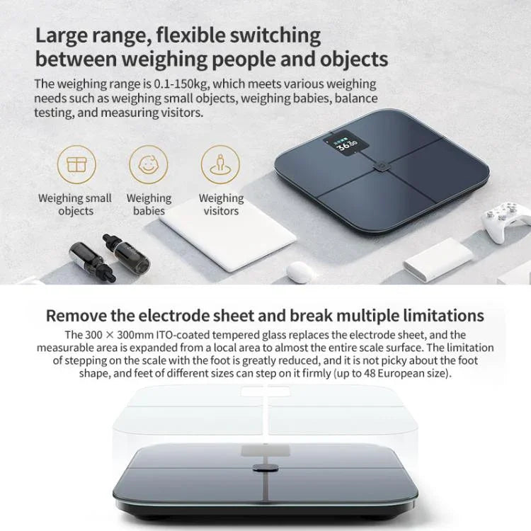 เครื่องชั่งน้ำหนัก Xiaomi Mijia Body Fat Scale S400 Pro