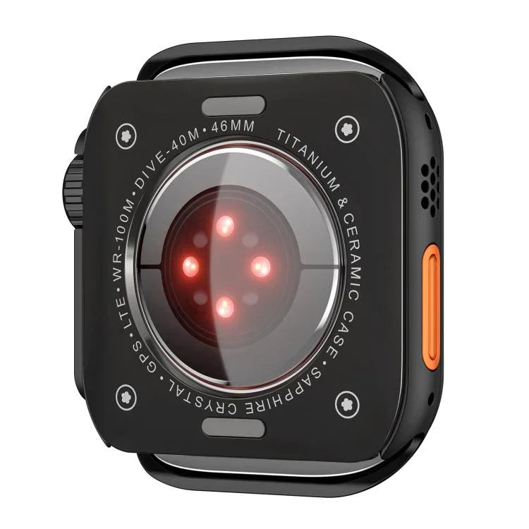 เคสโลหะผสมสังกะสี Change to Ultra 49 มม. สำหรับ Apple Watch Series 6 / 5 / 4 / SE 44 มม., Series 10 / 11 46 มม., Series 9 / 8 / 7 45 มม.
