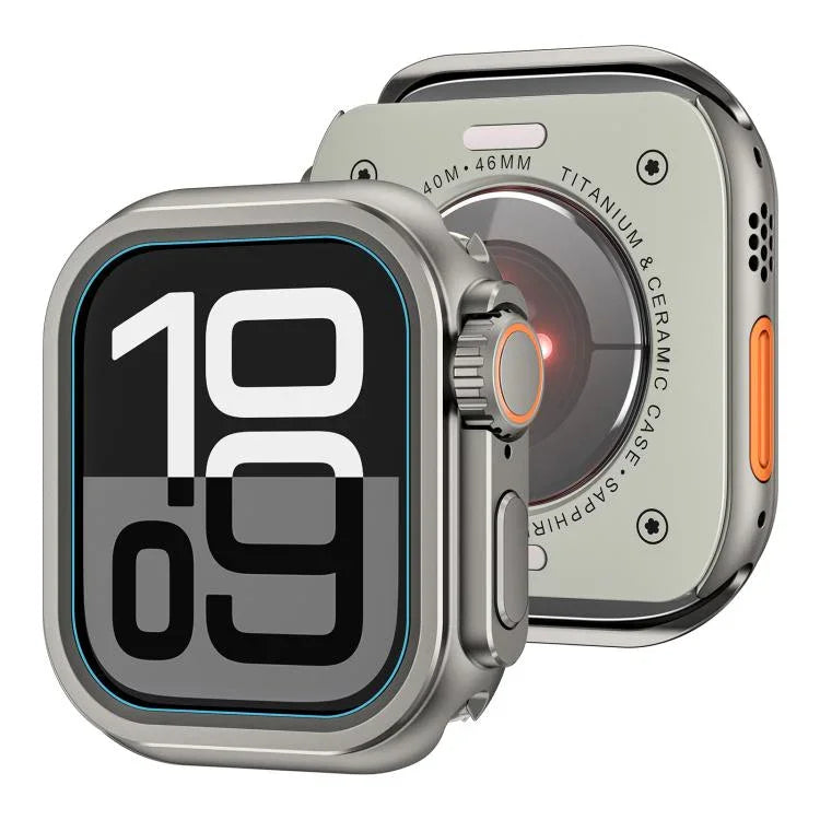 เคสโลหะผสมสังกะสี Change to Ultra 49 มม. สำหรับ Apple Watch Series 6 / 5 / 4 / SE 44 มม., Series 10 / 11 46 มม., Series 9 / 8 / 7 45 มม.