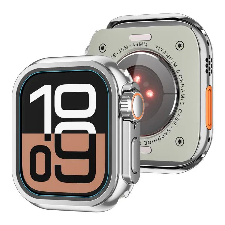 เคสโลหะผสมสังกะสี Change to Ultra 49 มม. สำหรับ Apple Watch Series 6 / 5 / 4 / SE 44 มม., Series 10 / 11 46 มม., Series 9 / 8 / 7 45 มม.