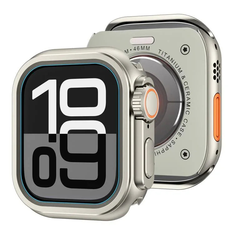 เคสโลหะผสมสังกะสี Change to Ultra 49 มม. สำหรับ Apple Watch Series 6 / 5 / 4 / SE 44 มม., Series 10 / 11 46 มม., Series 9 / 8 / 7 45 มม.
