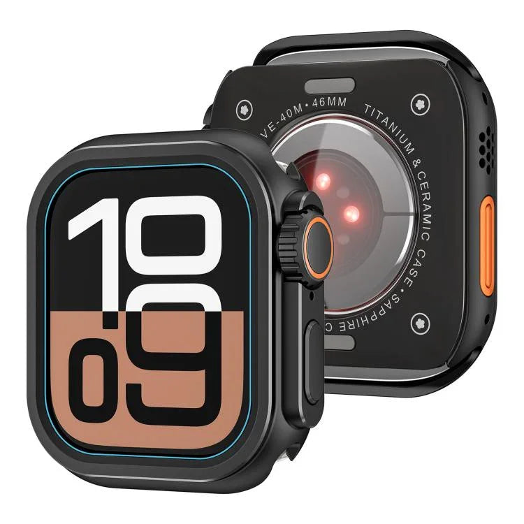 เคสโลหะผสมสังกะสี Change to Ultra 49 มม. สำหรับ Apple Watch Series 6 / 5 / 4 / SE 44 มม., Series 10 / 11 46 มม., Series 9 / 8 / 7 45 มม.