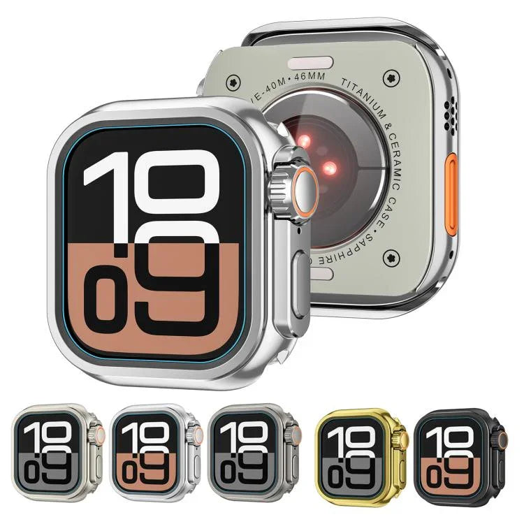 เคสโลหะผสมสังกะสี Change to Ultra 49 มม. สำหรับ Apple Watch Series 6 / 5 / 4 / SE 44 มม., Series 10 / 11 46 มม., Series 9 / 8 / 7 45 มม.