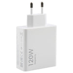 ที่ชาร์จเร็ว USB 120W พร้อมสาย USB ถึง Type-C ยาว 1 เมตร, 120W