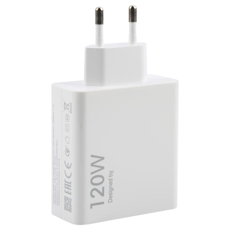 ที่ชาร์จเร็ว USB 120W พร้อมสาย USB ถึง Type-C ยาว 1 เมตร, 120W