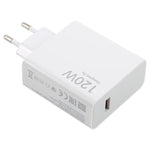 ที่ชาร์จเร็ว USB 120W พร้อมสาย USB ถึง Type-C ยาว 1 เมตร, 120W