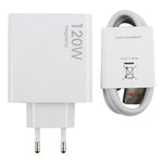 ที่ชาร์จเร็ว USB 120W พร้อมสาย USB ถึง Type-C ยาว 1 เมตร, 120W