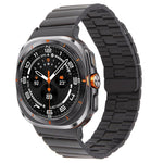 สายรัดนาฬิกาแม่เหล็กสแตนเลสสตีลลายไม้ไผ่ สำหรับ Samsung Galaxy Watch Ultra 47 มม. / Ultra 2025