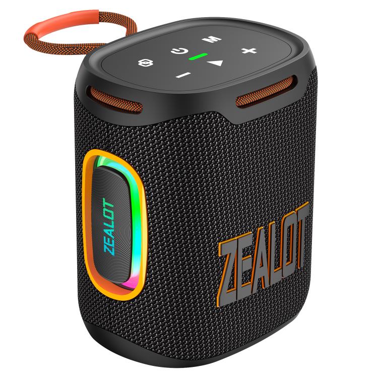 ลำโพงบลูทูธ Zealot S122 กำลังไฟ 25W กันน้ำมาตรฐาน IPX6 พร้อมไฟ RGB สำหรับใช้งานกลางแจ้ง