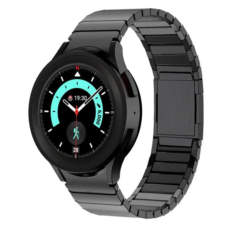 สายรัดนาฬิกาสแตนเลสสตีลหัวเข็มขัดแม่เหล็ก One Bead สำหรับ Samsung Galaxy Watch 4 / 5 / 6 / 7