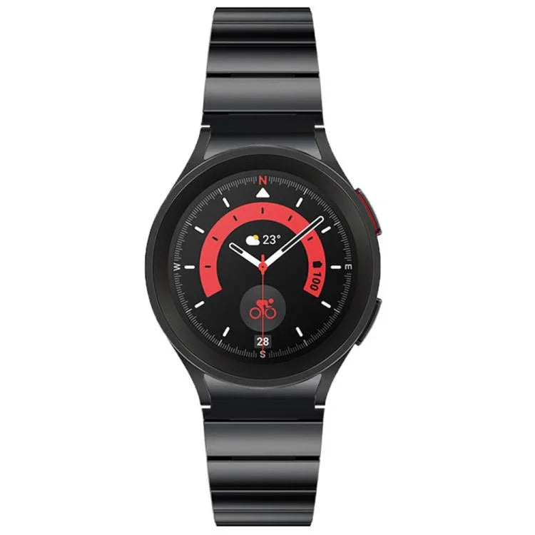 สายรัดนาฬิกาสแตนเลสสตีลหัวเข็มขัดแม่เหล็ก One Bead สำหรับ Samsung Galaxy Watch 4 / 5 / 6 / 7