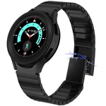 สายรัดนาฬิกาสแตนเลสสตีลหัวเข็มขัดแม่เหล็ก One Bead สำหรับ Samsung Galaxy Watch 4 / 5 / 6 / 7