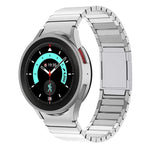 สายรัดนาฬิกาสแตนเลสสตีลหัวเข็มขัดแม่เหล็ก One Bead สำหรับ Samsung Galaxy Watch 4 / 5 / 6 / 7