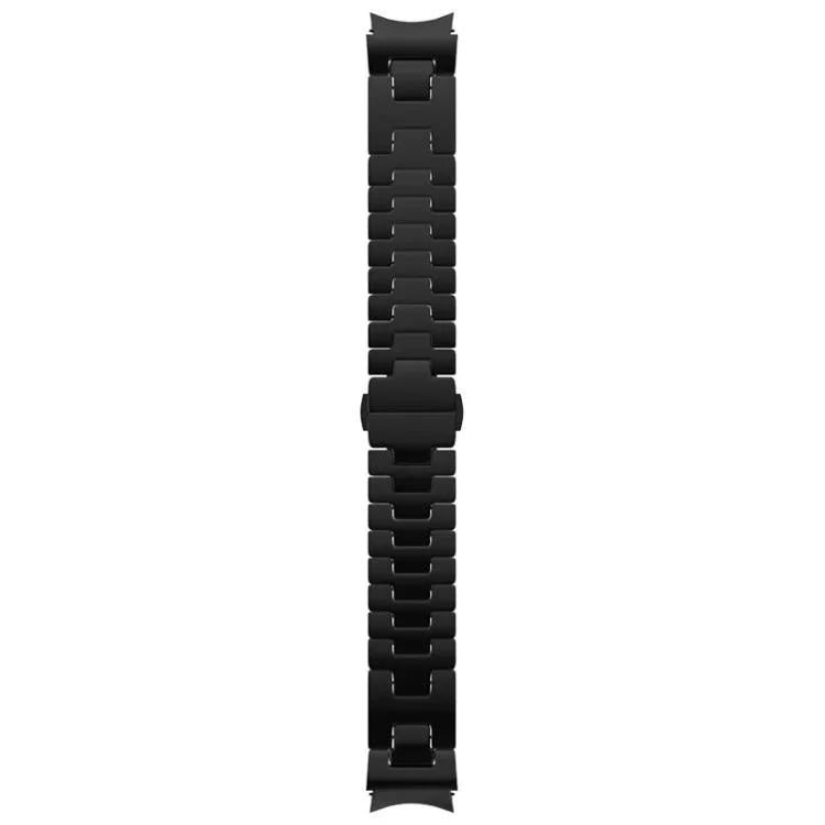 Quick Release Button H Shaped Stainless Steel Watch Band for Samsung Galaxy Watch 7/6/5/4, stainless steel quick release watch band.