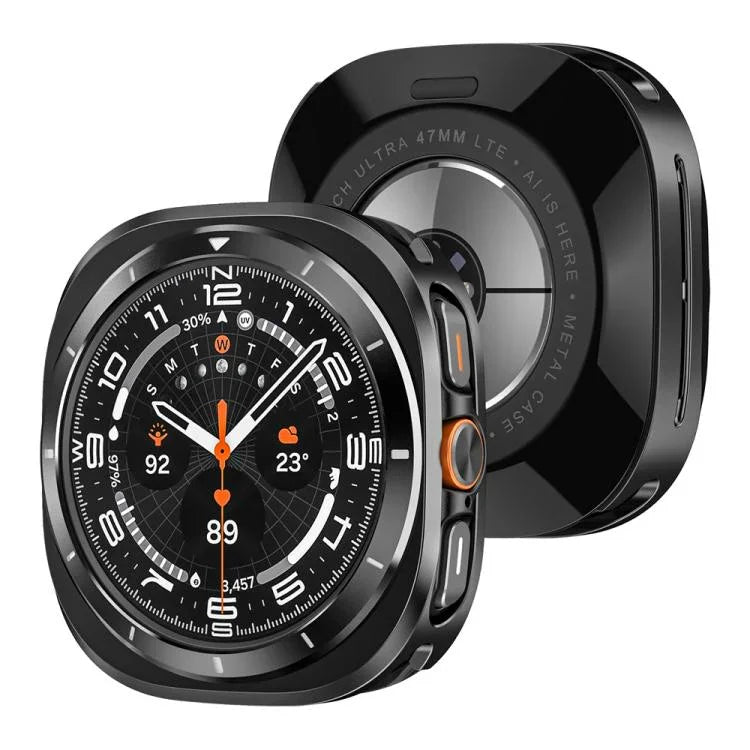 ฝาครอบป้องกันนาฬิกาอลูมิเนียมอัลลอยด์และ PC สำหรับ Samsung Galaxy Watch Ultra 47mm / Ultra 2025