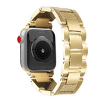 สายรัดนาฬิกาสแตนเลส 3 เม็ดลายเกลียวคลื่น สำหรับ Apple Watch 46 มม. / 49 มม. / 45 มม. / 44 มม. และ Apple Watch 42 มม. / 41 มม. / 40 มม. / 38 มม.