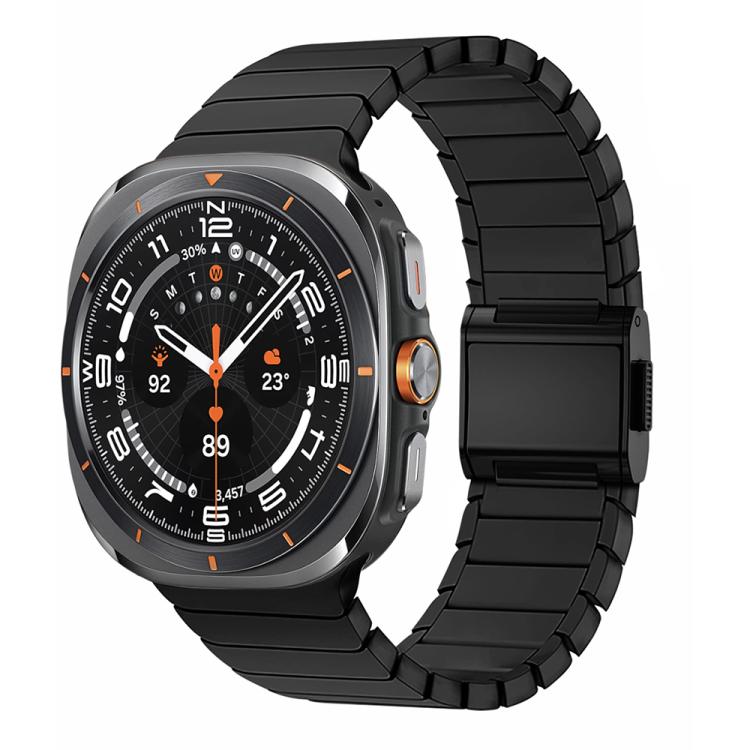 สายรัดนาฬิกาสแตนเลสหัวเข็มขัดนอร์แมนไม้ไผ่ สำหรับ Samsung Galaxy Watch Ultra 47mm / Ultra 2025