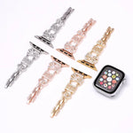 สายรัดนาฬิกาสแตนเลสสตีลหัวเข็มขัดโบว์ สำหรับ Apple Watch 46mm / 49mm / 45mm / 44mm, สำหรับ Apple Watch 42mm / 41mm / 40mm / 38mm