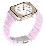 สายรัดนาฬิกาเรซิ่นสามลูกปัดรูปสี่เหลี่ยมข้าวหลามตัดเอวเล็ก สำหรับ Apple Watch 46mm / 49mm / 45mm / 44mm, สำหรับ Apple Watch 42mm / 41mm / 40mm / 38mm