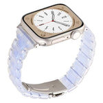 สายรัดนาฬิกาเรซิ่นสามลูกปัดรูปสี่เหลี่ยมข้าวหลามตัดเอวเล็ก สำหรับ Apple Watch 46mm / 49mm / 45mm / 44mm, สำหรับ Apple Watch 42mm / 41mm / 40mm / 38mm
