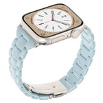 สายรัดนาฬิกาเรซิ่นสามลูกปัดรูปสี่เหลี่ยมข้าวหลามตัดเอวเล็ก สำหรับ Apple Watch 46mm / 49mm / 45mm / 44mm, สำหรับ Apple Watch 42mm / 41mm / 40mm / 38mm