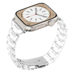 สายรัดนาฬิกาเรซิ่นสามลูกปัดรูปสี่เหลี่ยมข้าวหลามตัดเอวเล็ก สำหรับ Apple Watch 46mm / 49mm / 45mm / 44mm, สำหรับ Apple Watch 42mm / 41mm / 40mm / 38mm