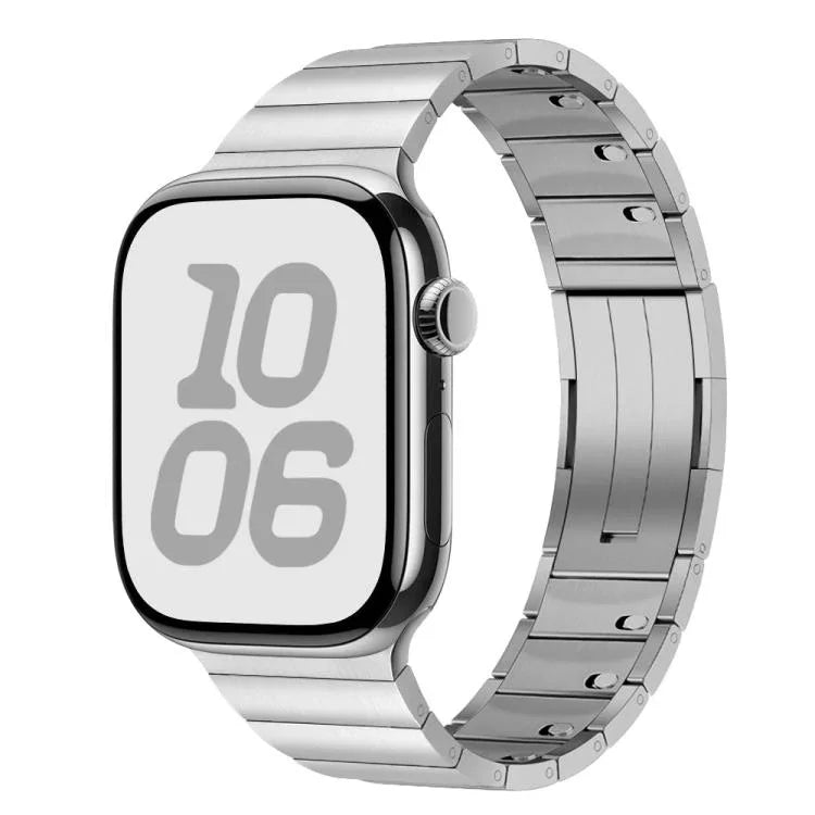 สายรัดนาฬิกาสแตนเลสสตีลถอดข้างได้แบบลูกปัดเดียว สำหรับ Apple Watch 46mm / 49mm / 45mm / 44mm, สำหรับ Apple Watch 42mm / 41mm / 40mm / 38mm