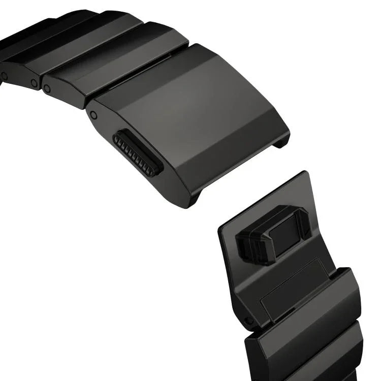 สายรัดนาฬิกาสแตนเลสสตีลแบบหัวเข็มขัดนอร์แมนและลูกปัดเดียว สำหรับ Apple Watch 46mm / 49mm / 45mm / 44mm
