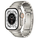 สายรัดนาฬิกาโลหะผสมไทเทเนียมรูปตัว I แบบปลดเร็วแบบบูรณาการ สำหรับ Apple Watch 46mm / 49mm / 45mm / 44mm