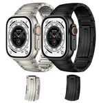 สายรัดนาฬิกาโลหะผสมไทเทเนียมรูปตัว I แบบปลดเร็วแบบบูรณาการ สำหรับ Apple Watch 46mm / 49mm / 45mm / 44mm