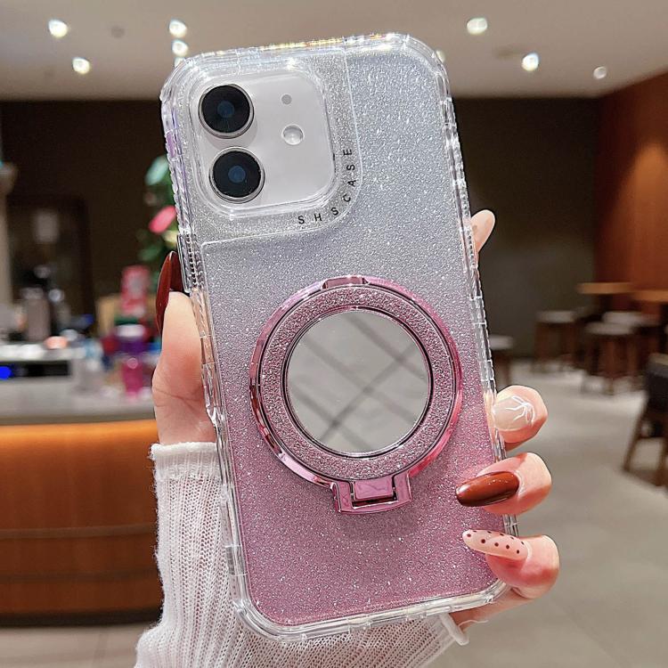 Mirror Holder Glitterr MagSafe Phone Case, For iPhone 11 Pro Max, For iPhone 11
