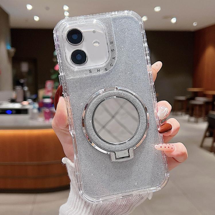 Mirror Holder Glitterr MagSafe Phone Case, For iPhone 11 Pro Max, For iPhone 11