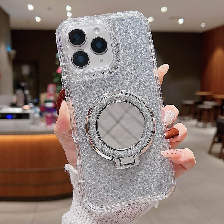 Mirror Holder Glitterr MagSafe Phone Case, For iPhone 11 Pro Max, For iPhone 11