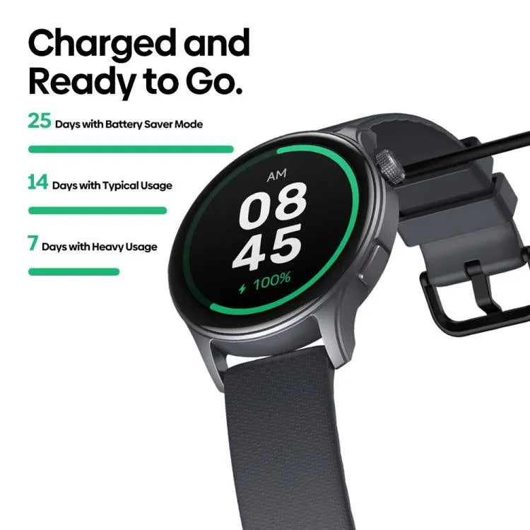 Zeblaze Btalk 3 GPS หน้าจอ AMOLED HD ขนาด 1.43 นิ้ว นาฬิกาอัจฉริยะเพื่อสุขภาพและฟิตเนส รองรับการโทรผ่านบลูทูธ