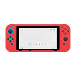 เคสซิลิโคนสีเรียบเต็มรูปแบบสำหรับเครื่องเล่นเกม Nintendo Switch