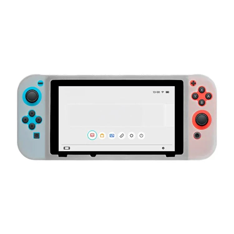 เคสซิลิโคนสีเรียบเต็มรูปแบบสำหรับเครื่องเล่นเกม Nintendo Switch