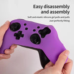 ปลอกซิลิโคนป้องกันจอยเกมสีเรียบ สำหรับ Nintendo Switch Pro