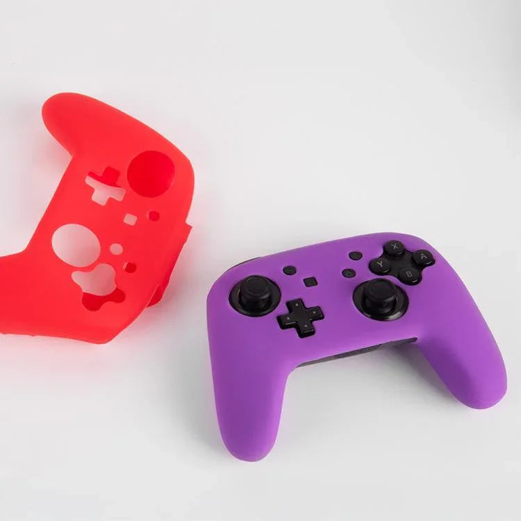 ปลอกซิลิโคนป้องกันจอยเกมสีเรียบ สำหรับ Nintendo Switch Pro