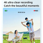 กล้องดิจิตอลซูม 18 เท่า ขนาด 2.4 นิ้ว DC15 ถ่ายวิดีโอ 4K HD ความละเอียด 64MP