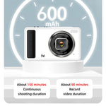 กล้องดิจิตอลซูม 18 เท่า ขนาด 2.4 นิ้ว DC15 ถ่ายวิดีโอ 4K HD ความละเอียด 64MP