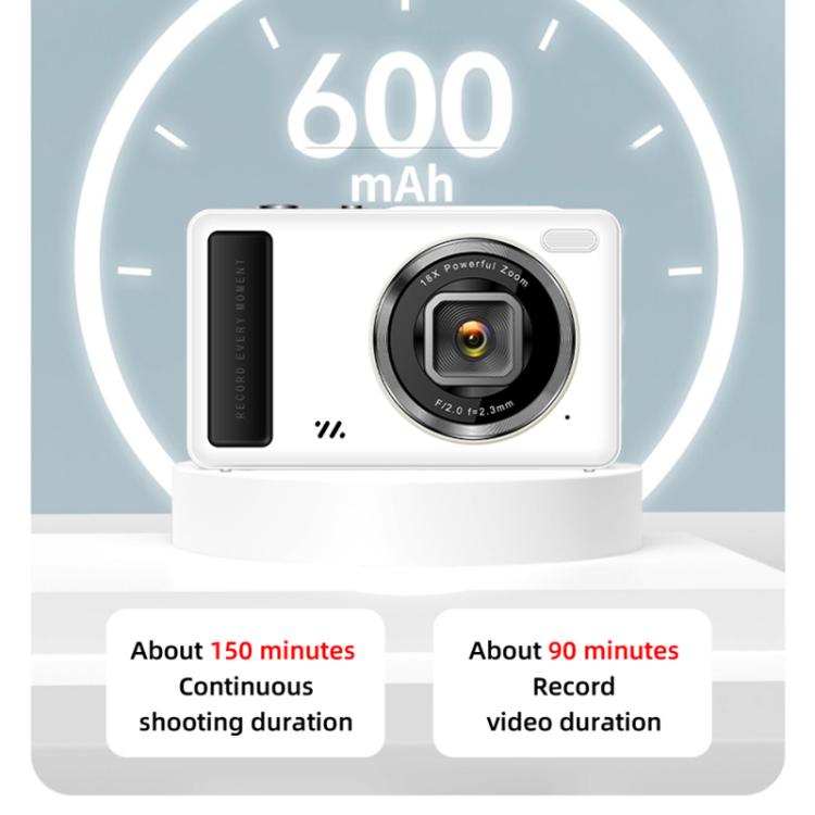 กล้องดิจิตอลซูม 18 เท่า ขนาด 2.4 นิ้ว DC15 ถ่ายวิดีโอ 4K HD ความละเอียด 64MP