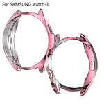 เคสป้องกัน TPU แบบครึ่งกลวงชุบอิเล็กโตรพลาติง สำหรับ Samsung Galaxy Watch 3 ขนาด 41 มม., สำหรับ Samsung Galaxy Watch 3 ขนาด 45 มม.