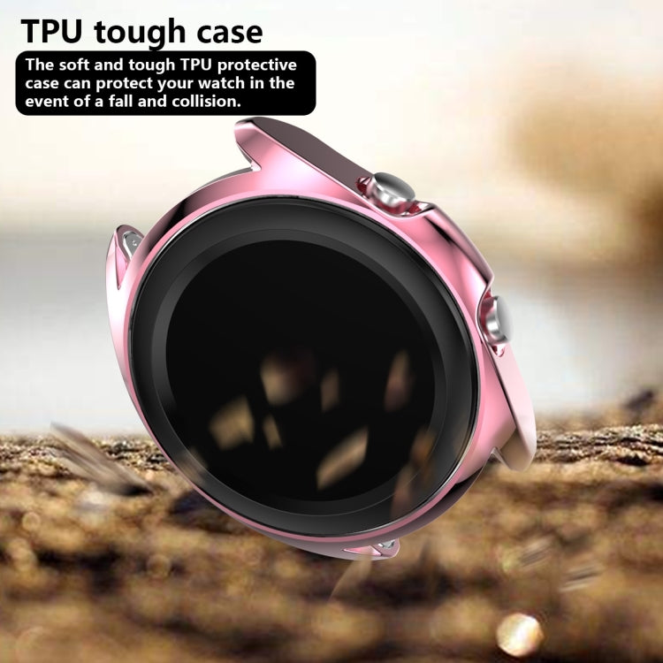 เคสป้องกัน TPU แบบครึ่งกลวงชุบอิเล็กโตรพลาติง สำหรับ Samsung Galaxy Watch 3 ขนาด 41 มม., สำหรับ Samsung Galaxy Watch 3 ขนาด 45 มม.