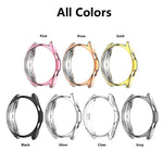 เคสป้องกัน TPU แบบครึ่งกลวงชุบอิเล็กโตรพลาติง สำหรับ Samsung Galaxy Watch 3 ขนาด 41 มม., สำหรับ Samsung Galaxy Watch 3 ขนาด 45 มม.