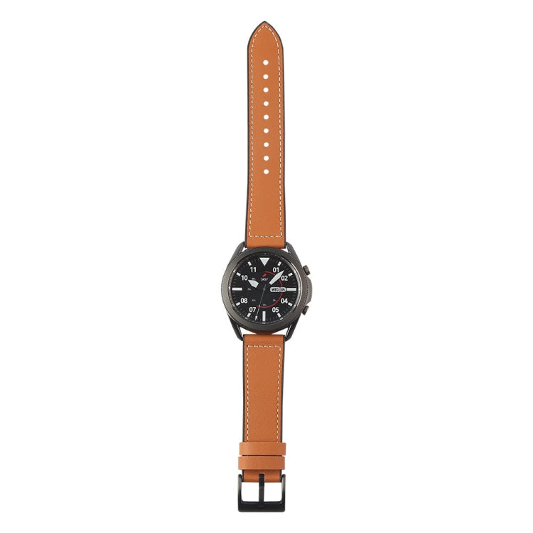 สายเปลี่ยน TPU + หนัง สำหรับ Samsung Galaxy Watch 3 41mm, สำหรับ Samsung Galaxy Watch 3 45mm