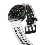 สายรัดนาฬิกาซิลิโคนสองสี Kalebol Ocean สำหรับ Samsung Galaxy Watch Ultra 47mm / Ultra 2025