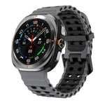 สายรัดนาฬิกาซิลิโคนสองสี Kalebol Ocean สำหรับ Samsung Galaxy Watch Ultra 47mm / Ultra 2025