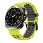 สายรัดนาฬิกาซิลิโคนสองสี Kalebol Ocean สำหรับ Samsung Galaxy Watch Ultra 47mm / Ultra 2025